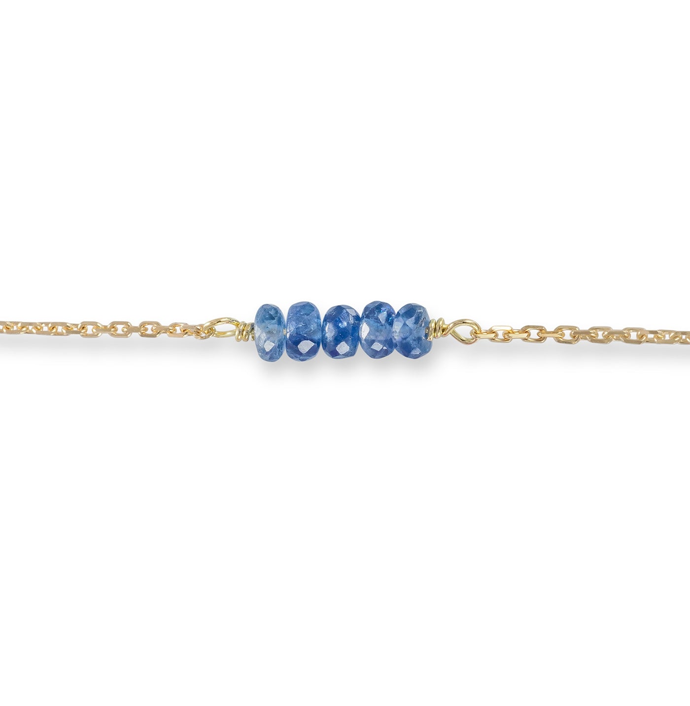 Armband "Gourmandise" Blauer Saphir